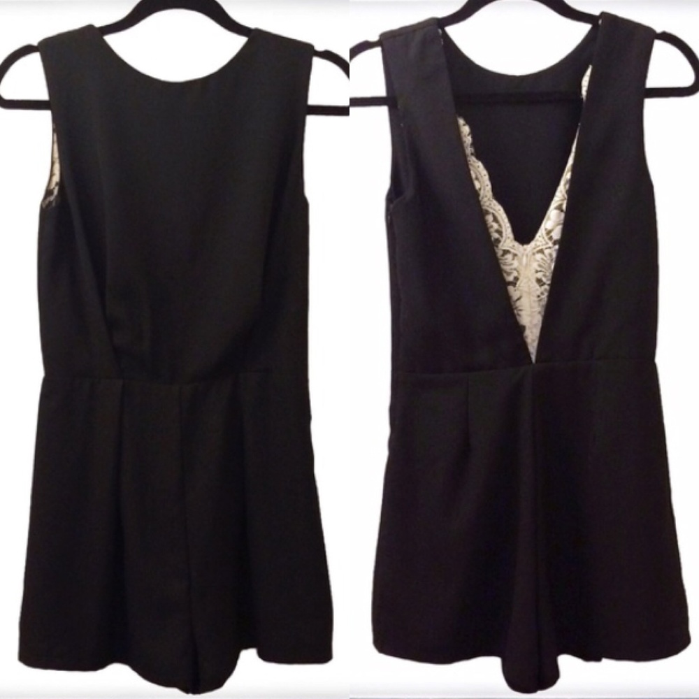 Necessary Objects little black romper